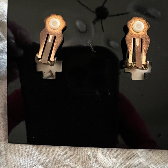 New Vintage Prosperity Ceramic Brooch & Clip On Earring Set Handcrafted USA 🌺 - Picture 8 of 8